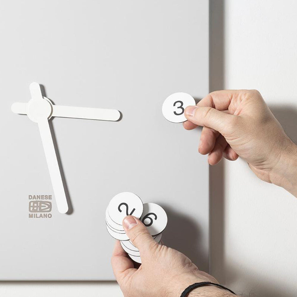 Metal Wall Clock ORAMAI by Giulio Iacchetti 02