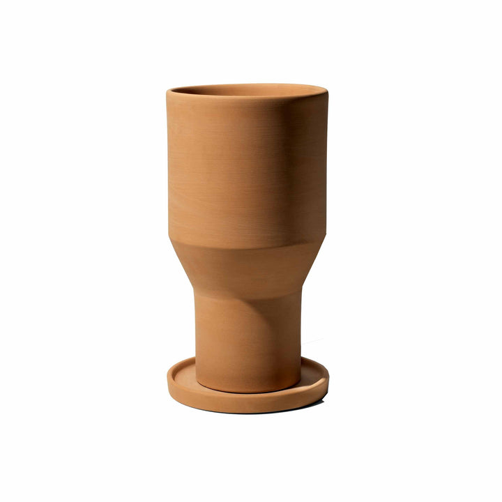 Stackable Terracotta Vase MIRA & PILA Set of Two by Giulio Iacchetti for Internoitaliano 02