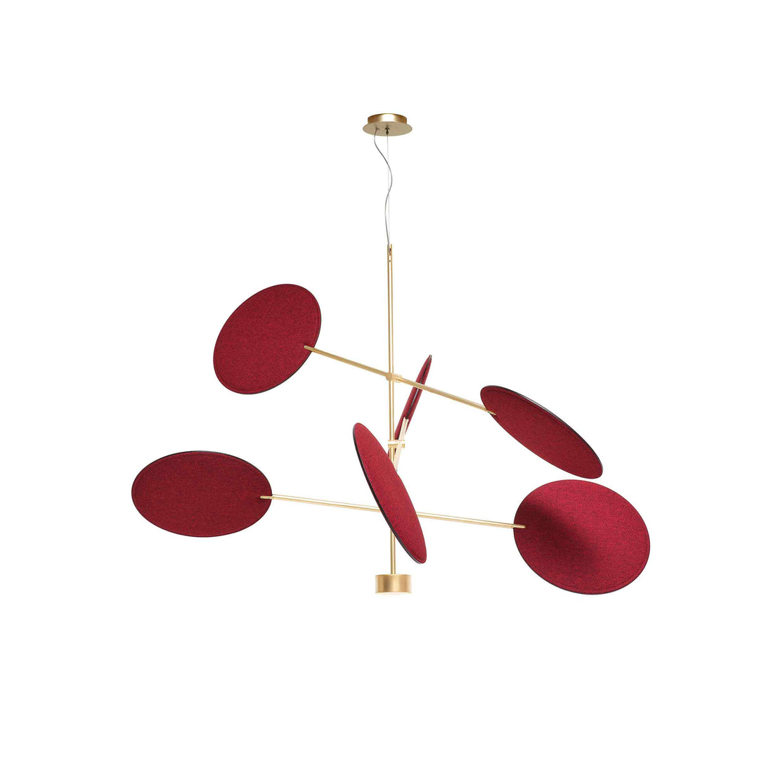 Metal Suspension Lamp DIVA by Sebastiano Tosi for Mogg 06