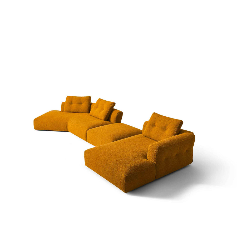 Sectional Fabric Sofa SENGU BOLD, designed by Patricia Urquiola for Cassina 1