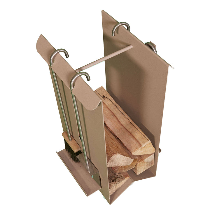 Metal Firewood Holder BUCK by Michele Giacopini 06