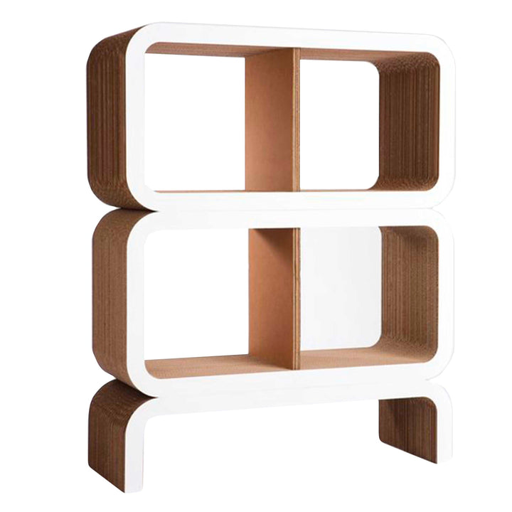 Modular Cardboard Bookshelf MORETTO N. 7 01