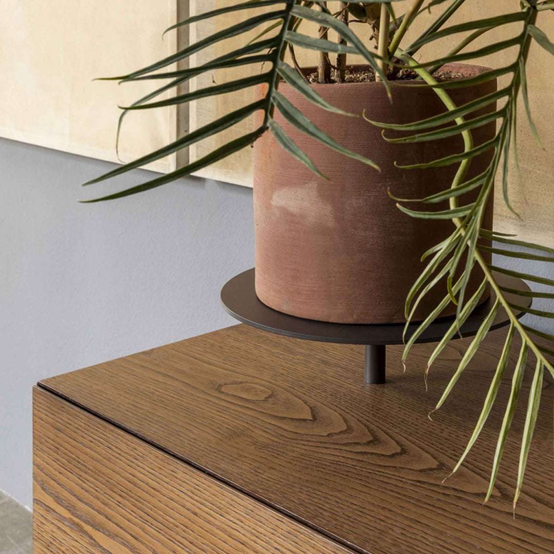 Oak Plated Cabinet IKEBANA CREDENZA by Uto Balmoral for Mogg 04