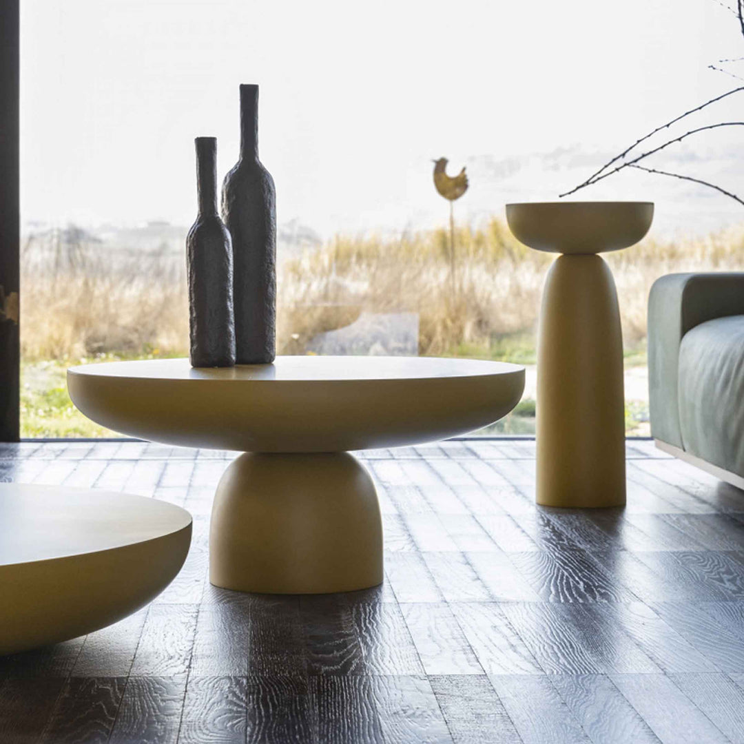 Wood Round Coffee Table OLO WOOD & COLOURS by Antonio Facco for Mogg 017