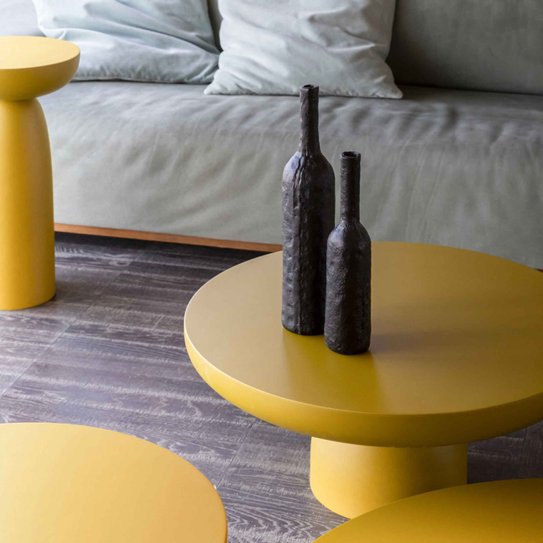 Wood Round Coffee Table OLO WOOD & COLOURS by Antonio Facco for Mogg 015