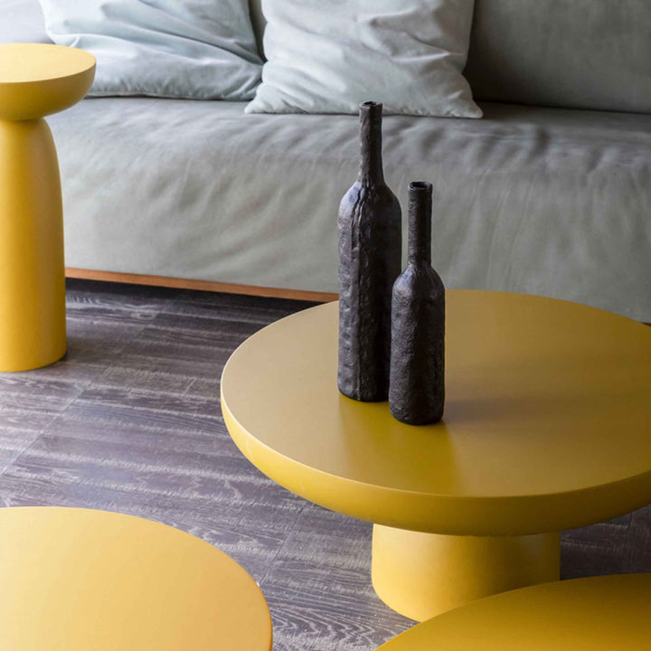 Wood Round Coffee Table OLO WOOD & COLOURS by Antonio Facco for Mogg 015